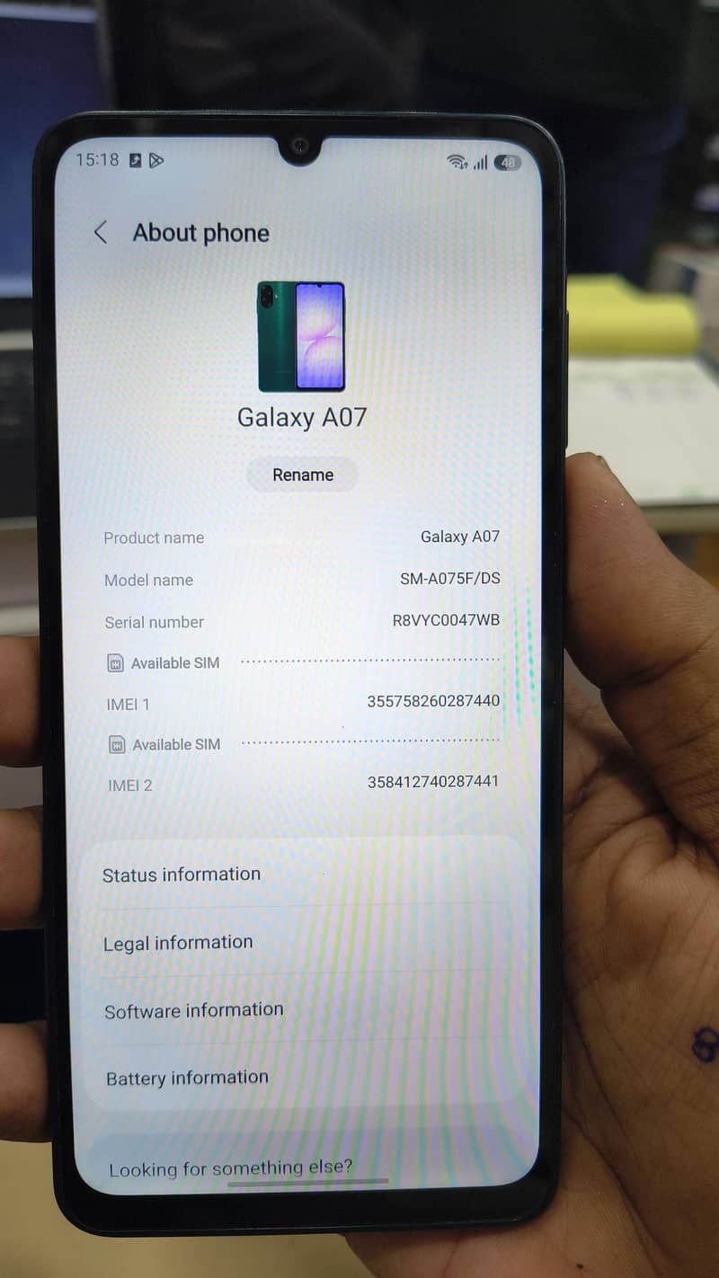 Samsung Mobile A07 0