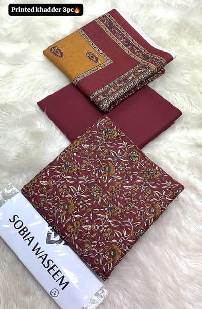 SOBIA WASEEM *KHADDER 3PC*