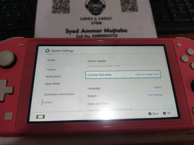 Nintendo Switch Lite - Jailbroken - 128GB Games - Full Box - COD 1