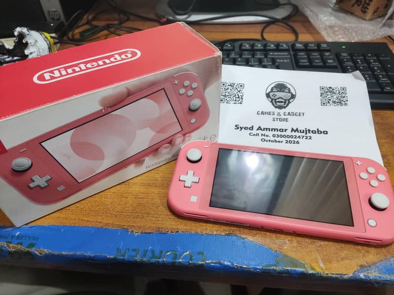 Nintendo Switch Lite - Jailbroken - 128GB Games - Full Box - COD 15