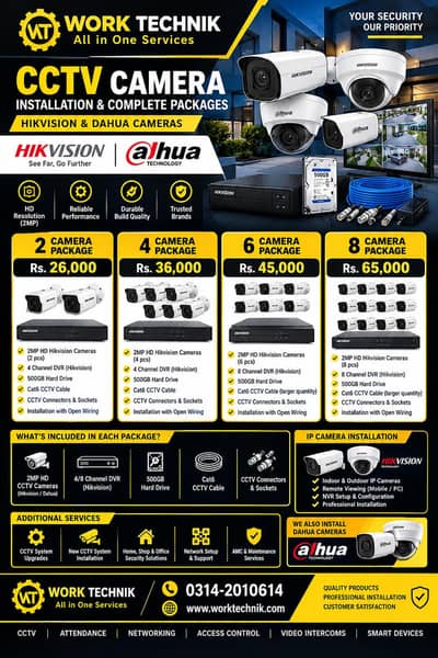 2 camera complete package