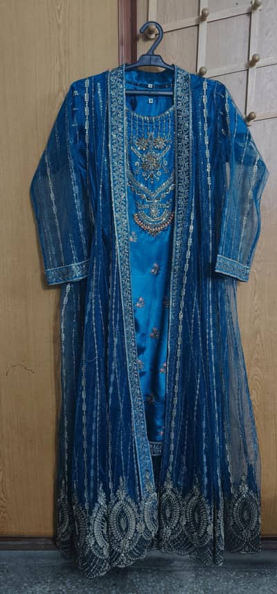 ROYAL BLUE LUXURY PARTY WEAR DRESS
