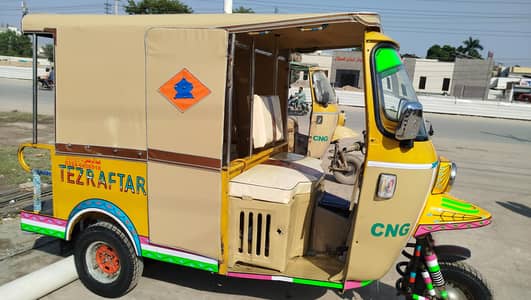 TeZ raftar rickshaw model 2023 good condition for sale