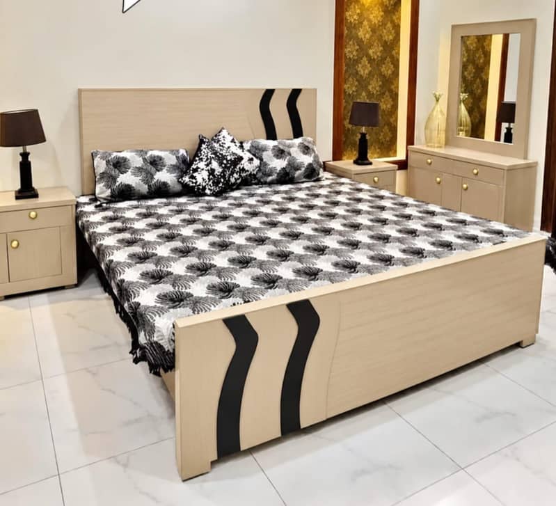 bed set/Double bed/king size/bed room set 7