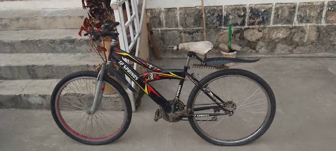 > Mountain Cycle Used in Good Condition - Tyres, One Tube Puncture
