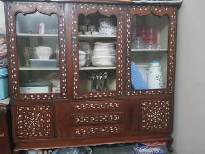 pure wooden showcase