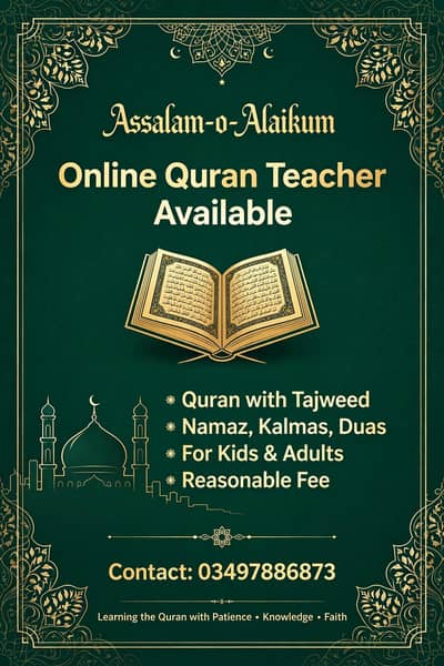 online quran teacher