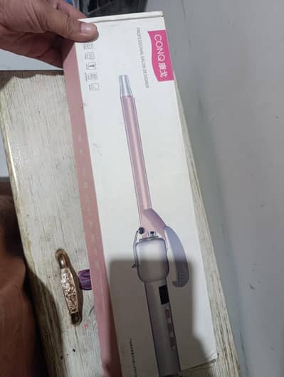 CONO PROFESSIONAL HAIR CURLER PINK & WHITE