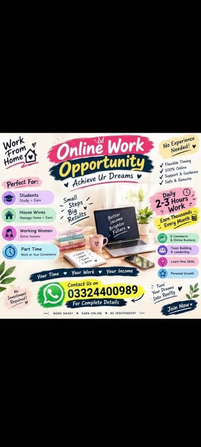Online work and e commerce