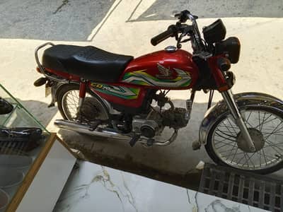 Honda CD 70 2023 model Islamabad number 03170812992