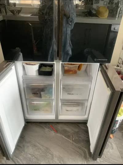 double door fridge