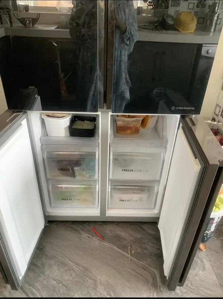 double door fridge 0