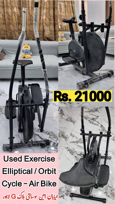 Exercise Elliptical Orbit Air Bike Cycle