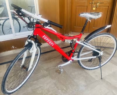 Italian ferrari Red bicycle
