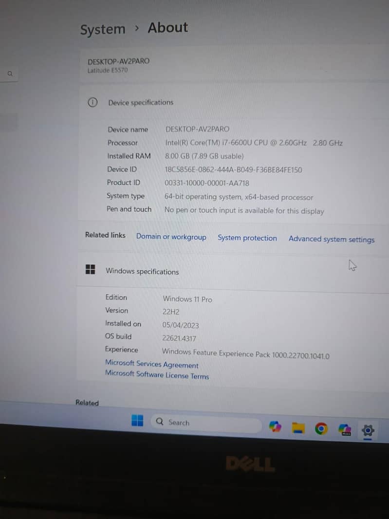Intel core i7      6gen. 1