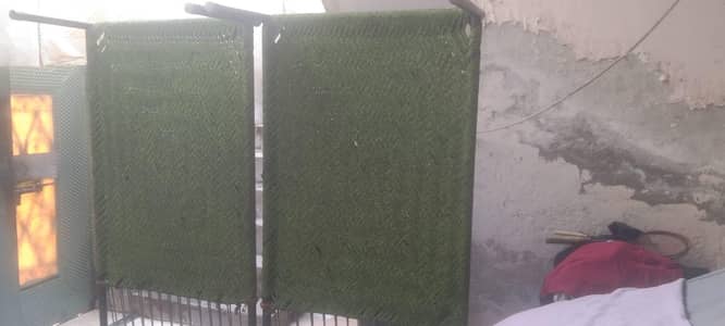 sale of 1 pair of iron made charpae 10/10 condition