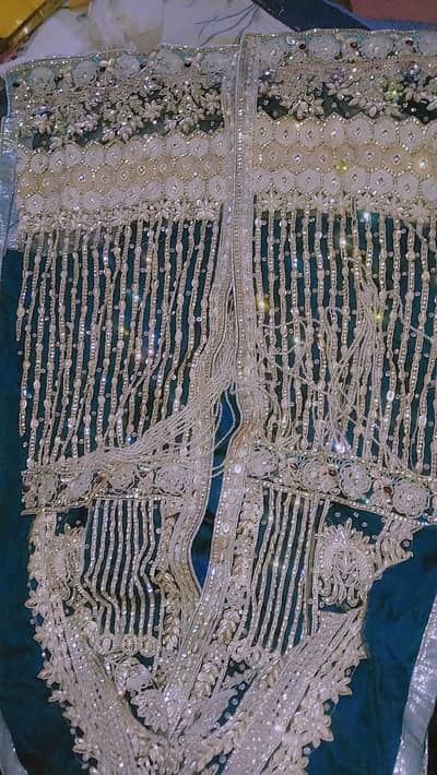 net long shirt full kaam wali