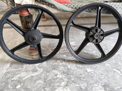 Honda cd 70 alloy rim set ybr style brand new