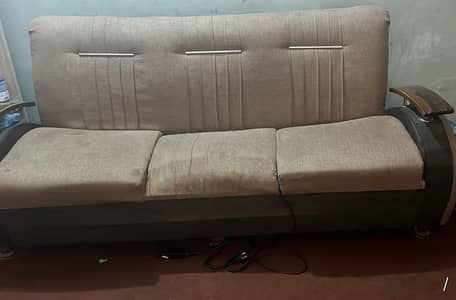 Beige colour sofa set