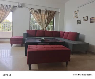 9 seater L shaped sofa swt with table