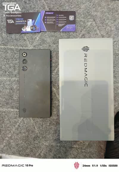 red magic 10 Air Gaming Phone | 12GB RAM + 256GB | Black | With Box