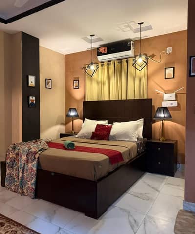 Daily Basis Apartment & Rooms Per day Perweek Short stay Available in E-11 Islamabad
