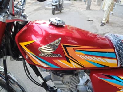 honda CG 125 25/26 Model Punjab register
