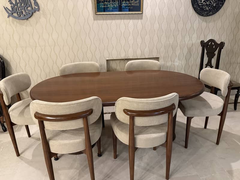 Wooden dining table 1