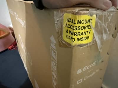 EcoStar 40” QLED Google TV — Brand New, Sealed Box