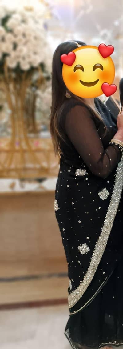 Elegant Black Saree