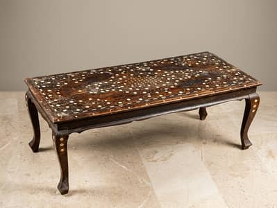 Classic Sheesham Wood Sofa Set + Matching Coffee Table