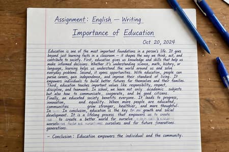 handwriting asaigminet service neat clean Karachi
