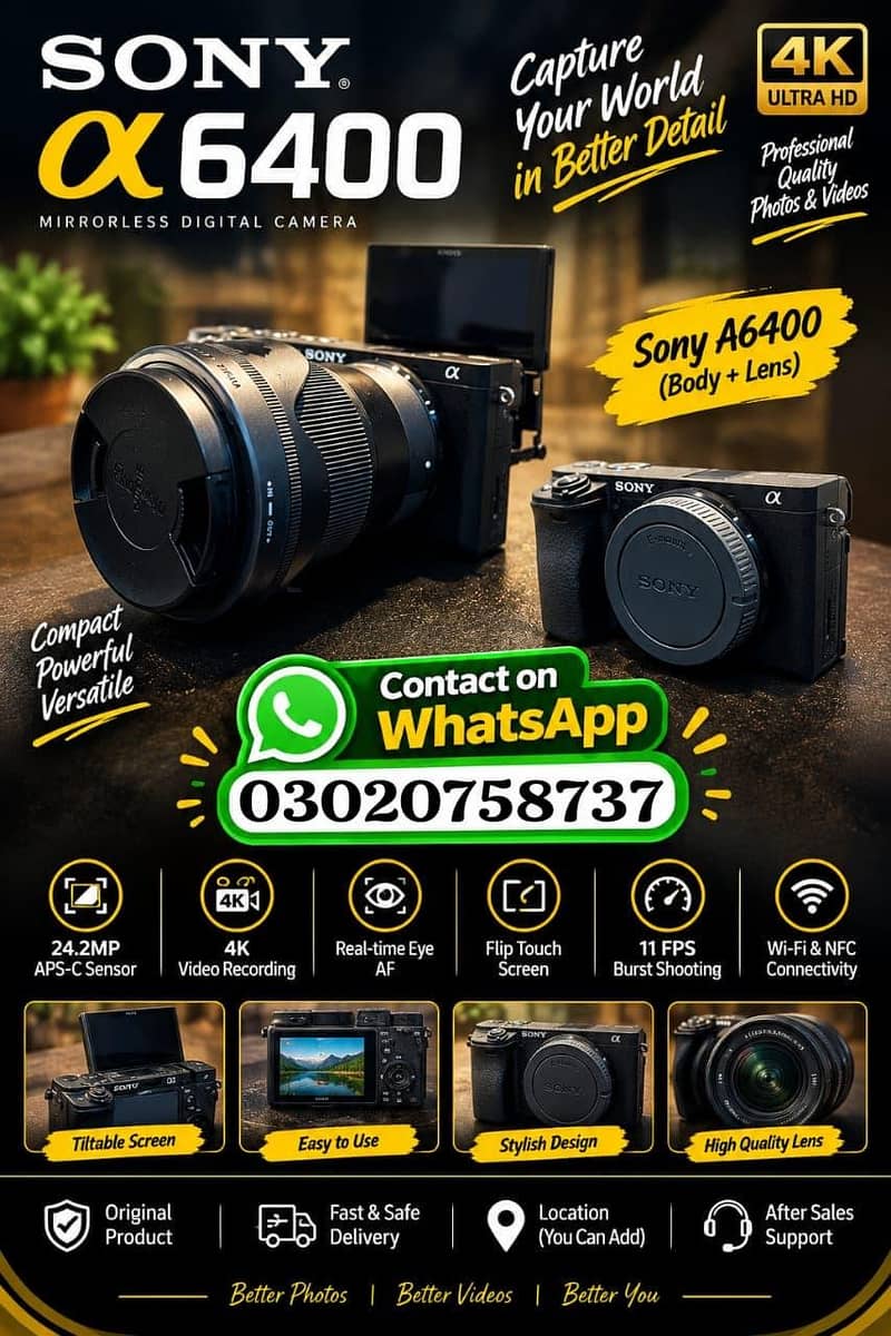 Sony a6400 camera 0