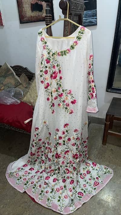 Maxi lehahga dress hand work