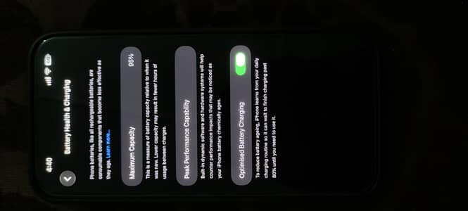 Apple iPhone 14 Pro Max 95% health