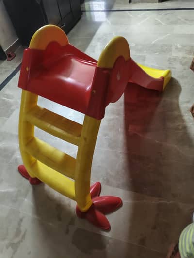 Kids’ Plastic Slide for Sale – Red & Yellow