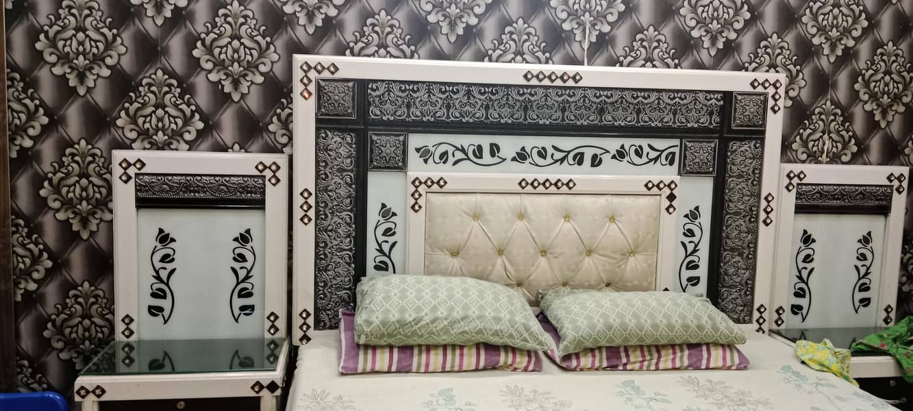 bed with side tables 1