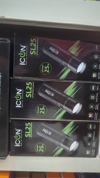ICON SL25 RGB Photography & Videography Spot Flashlight 03249107656