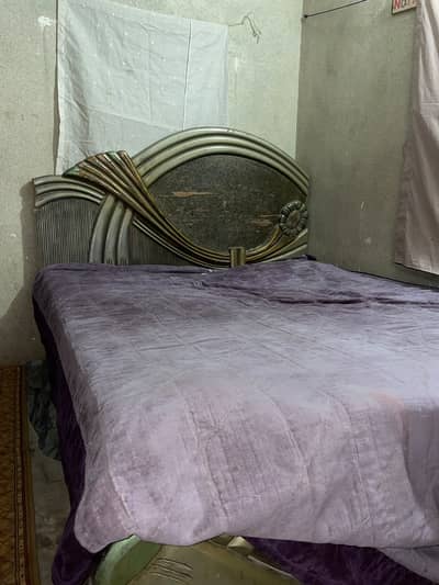 King Bed + Spring Mattress | Pure Wood Strong | Urgent Sale