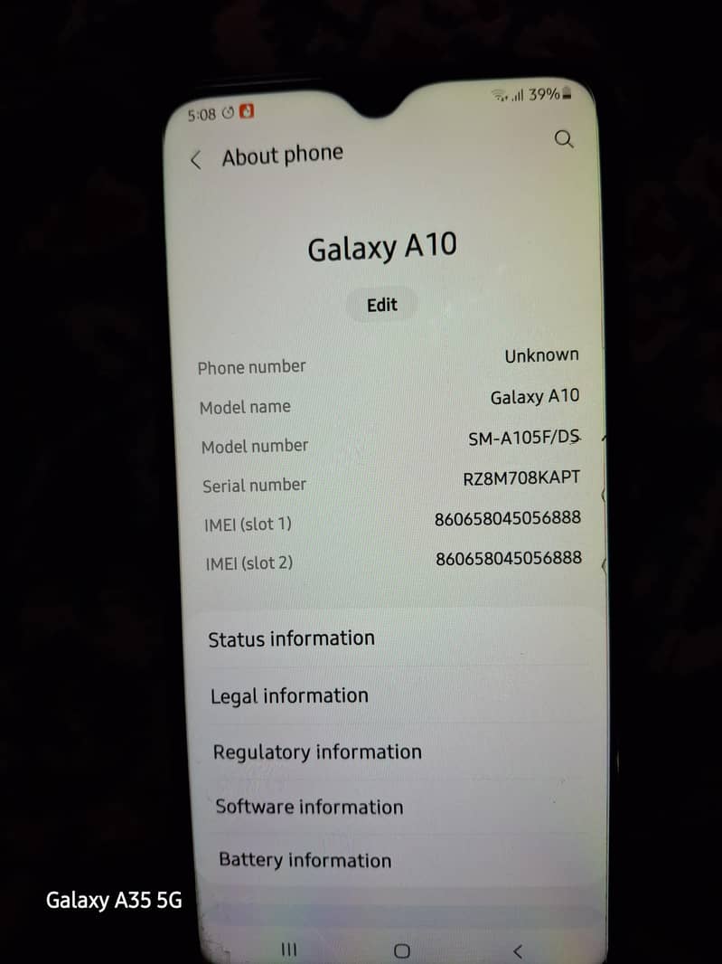 Samsung Mobile A10 2
