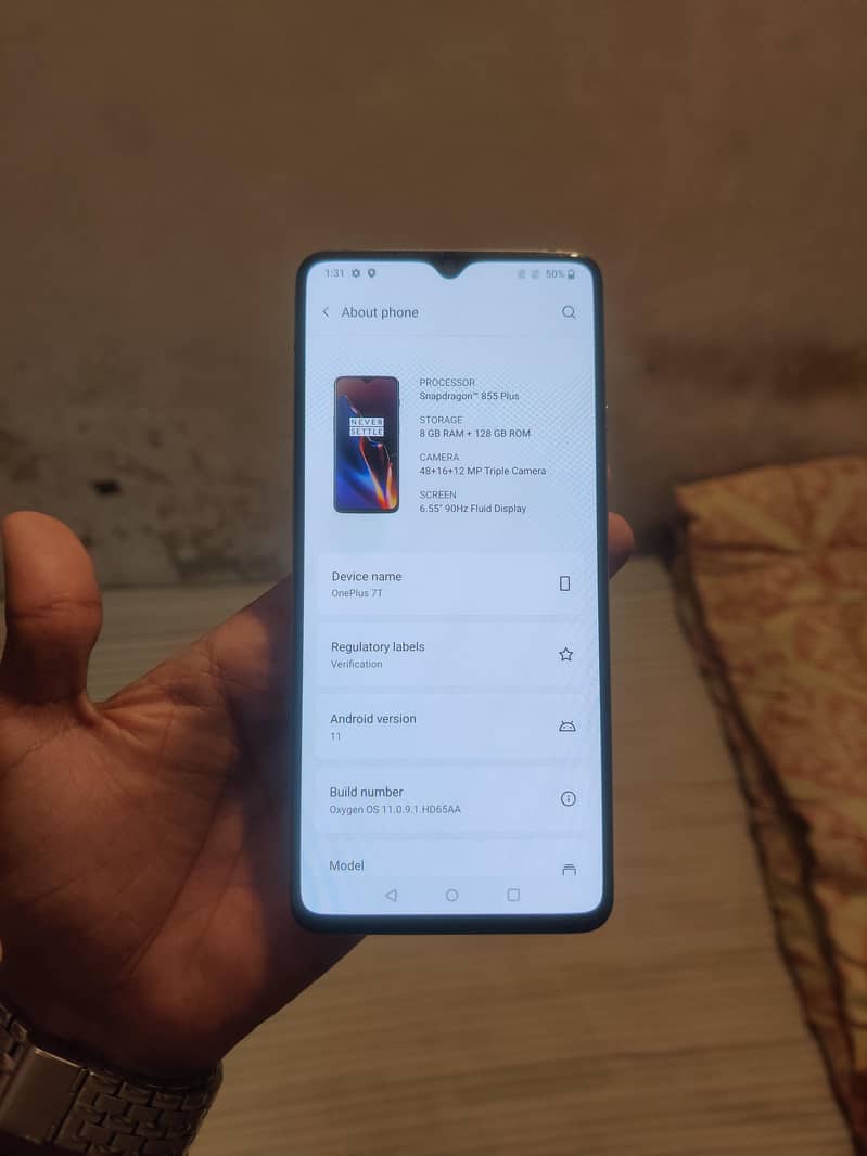 One Plus 7T Dabal Sim 0