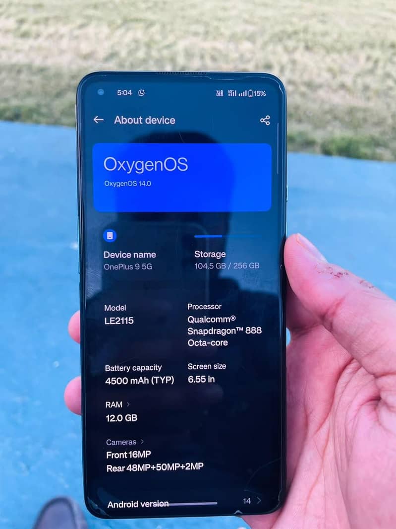 One Plus 9 5g 6