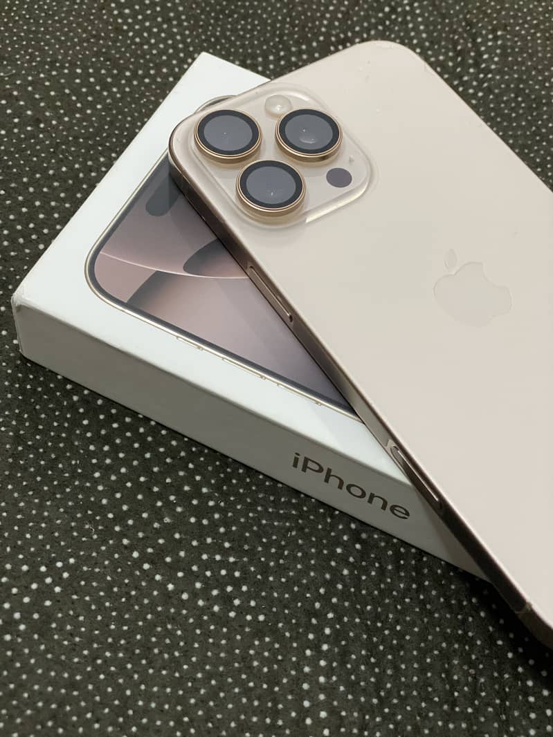 Apple iPhone 16 Pro Max - Desert Titanium 1