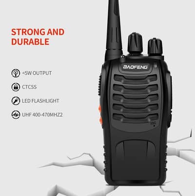 Baofeng BF-888S Walkie Talkie Two Way Radio, rechargeable wireless set