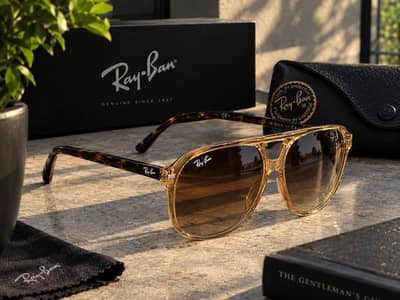 Ray-Ban RB2198 Bill Square Sunglasses | Amber Brown