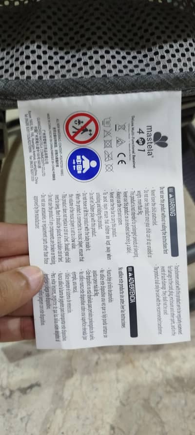 Mastela 4 in 1 with new condition just 3 day used