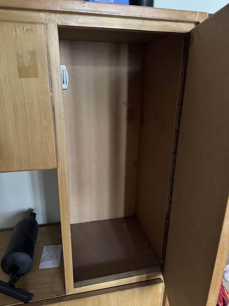 Tv console with storage unit 1
