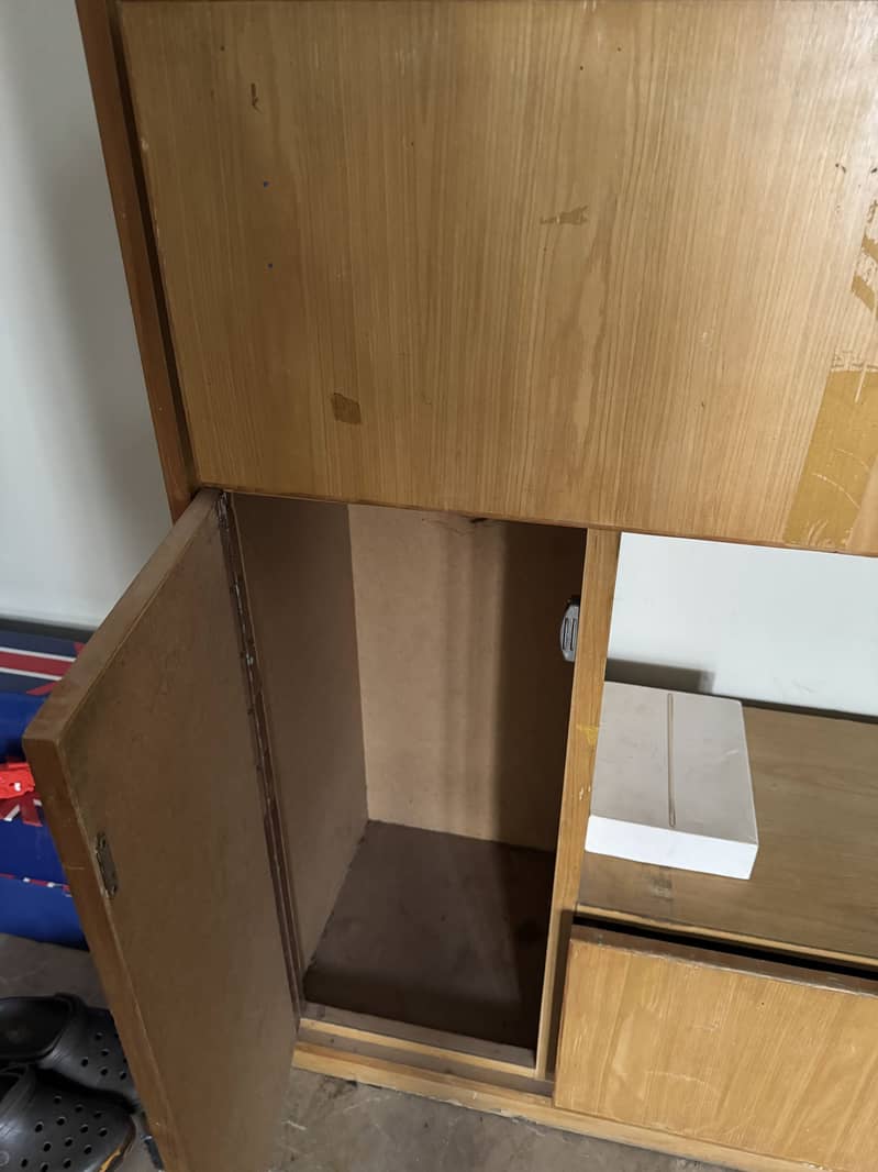 Tv console with storage unit 2