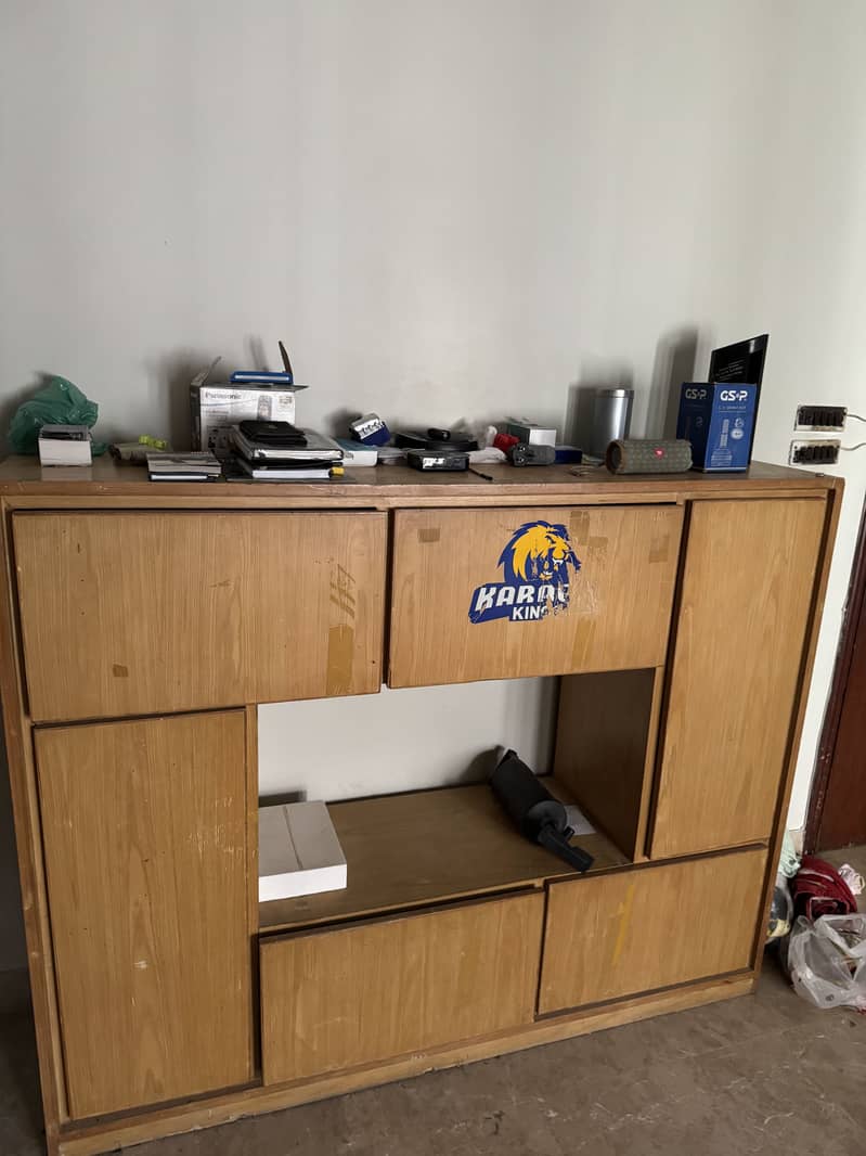 Tv console with storage unit 5