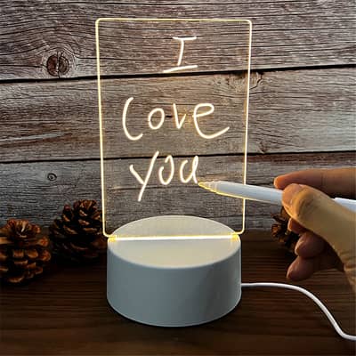 Transparent Luminous LED Night Lights/USB Luminous Acrylic Night Ligh